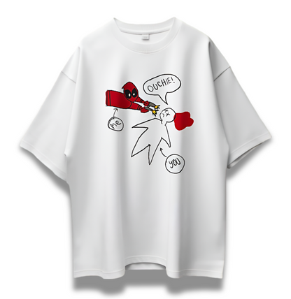 Deadpool Running  Oversize Tshirt