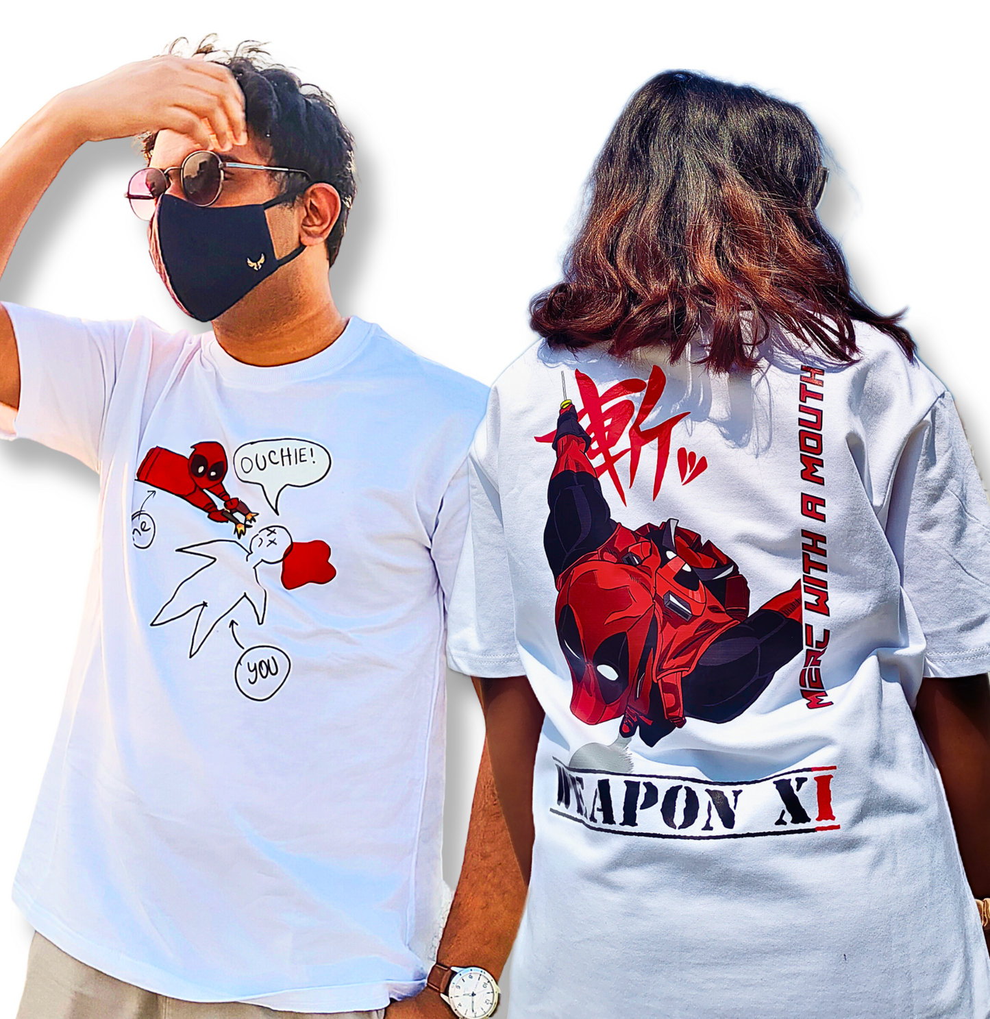 Deadpool Running  Oversize Tshirt