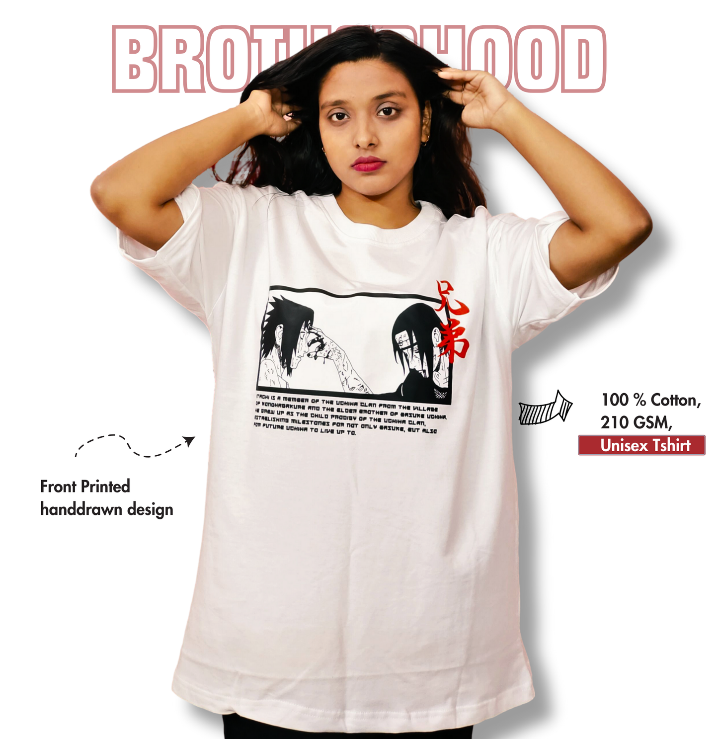 Itachi and Sasuke | Brotherhood Unisex Oversized Fit