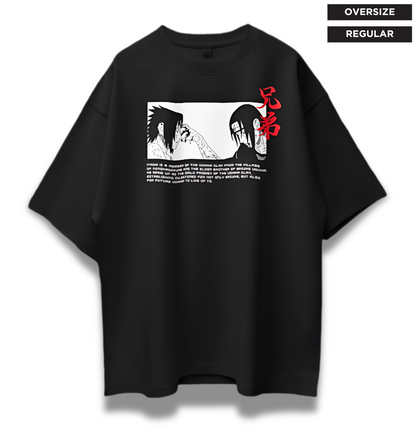 Itachi and Sasuke | Brotherhood Unisex Oversized Fit