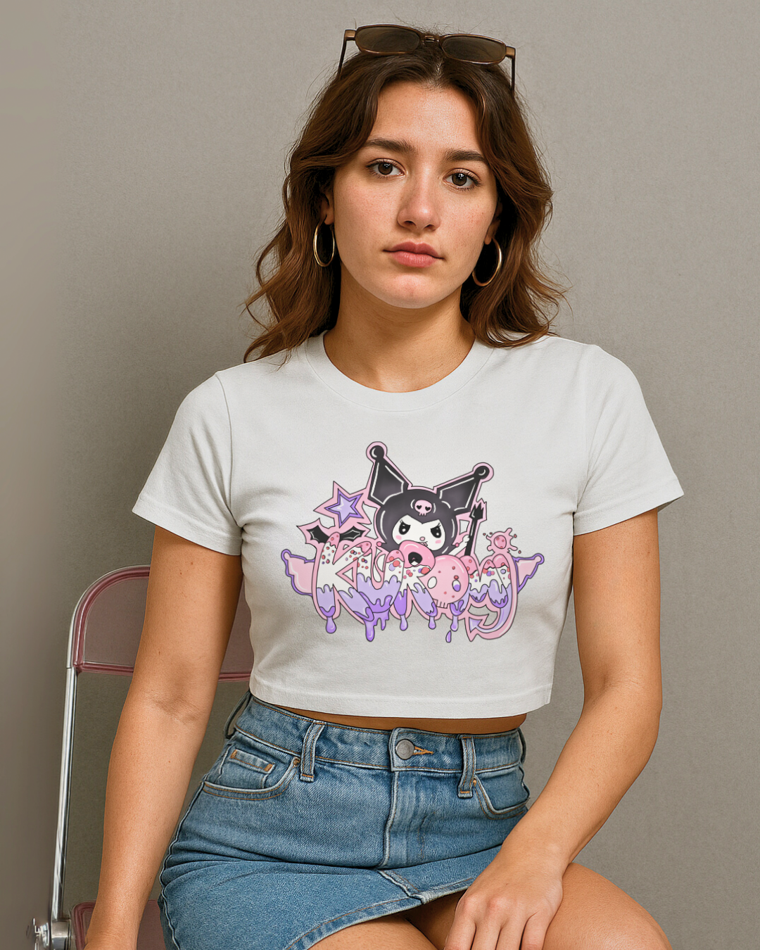 Kuromi - Women's Crop top