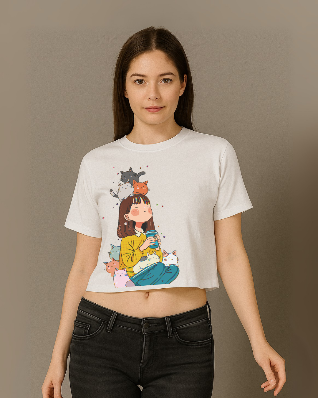 Cute Cats/ Kitty - Crop Top
