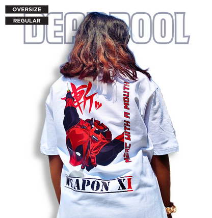 Deadpool Running  Oversize Tshirt