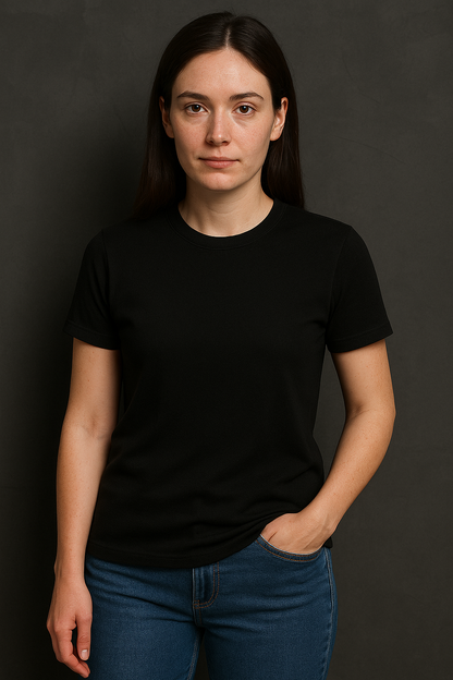 Black Blank Tshirt
