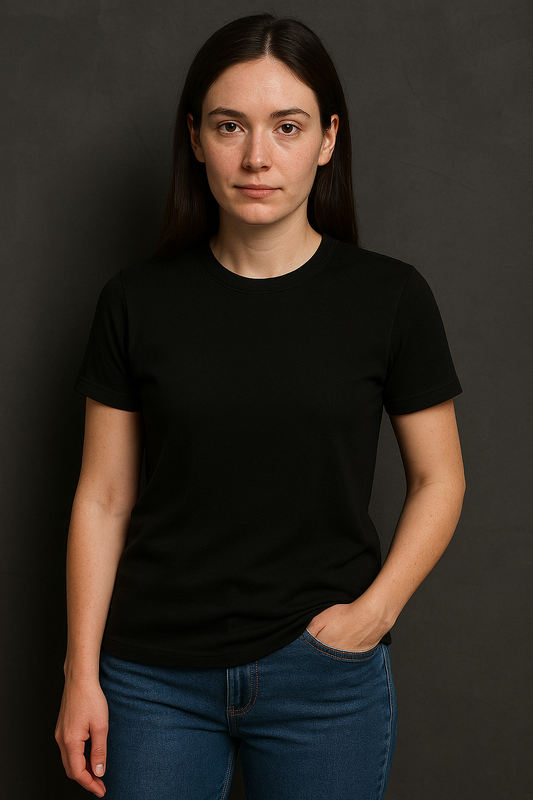 Black Blank Tshirt