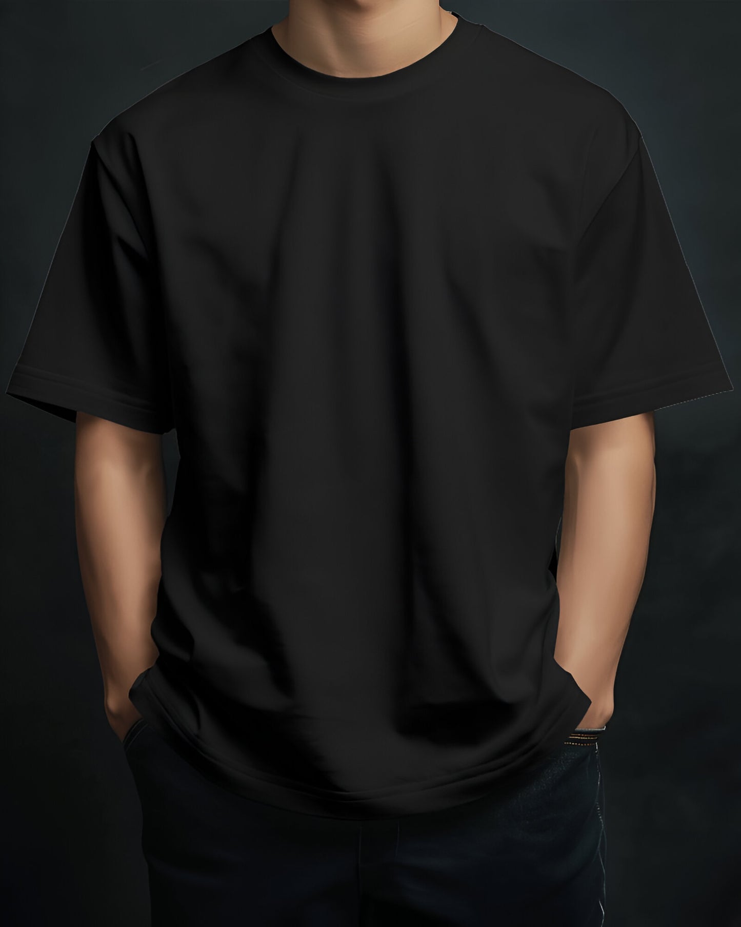 Black Blank Tshirt
